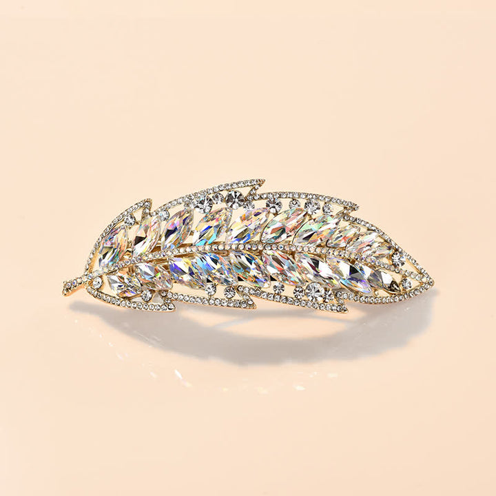 Women's Sweet Beauty Plant Leaf Hair Clip - Colorful - image 5
