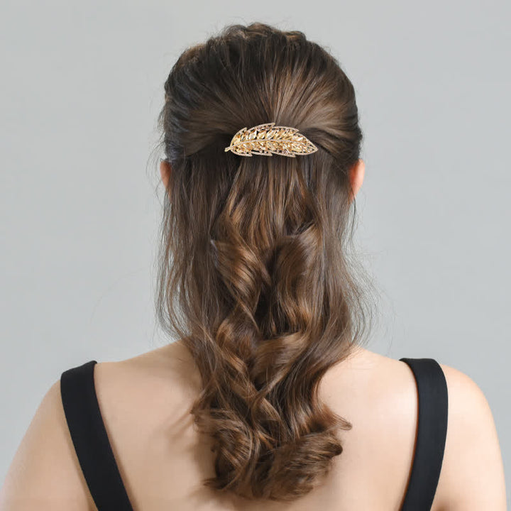 Women's Sweet Beauty Plant Leaf Hair Clip - image 1