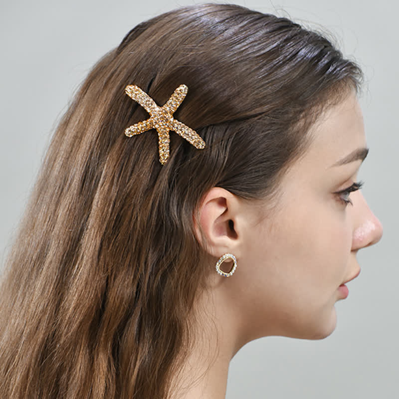 Women's Diamante Sea Marine Animal Life Hair Clip - image 1