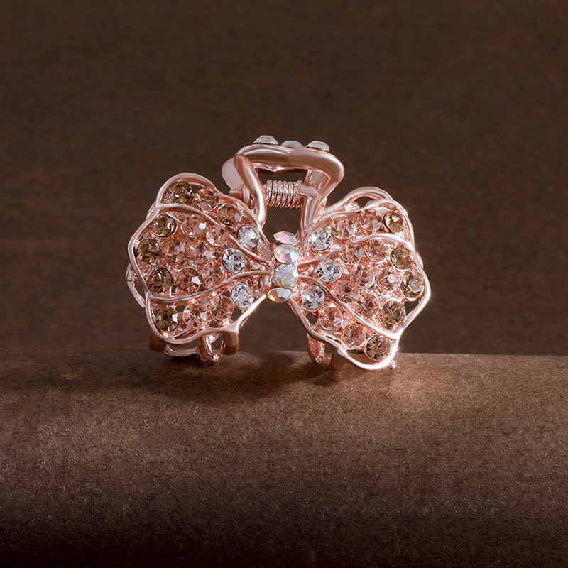 Women's Bling Bow-Knot Hair Claw Hair Clip - Champagne - image 7
