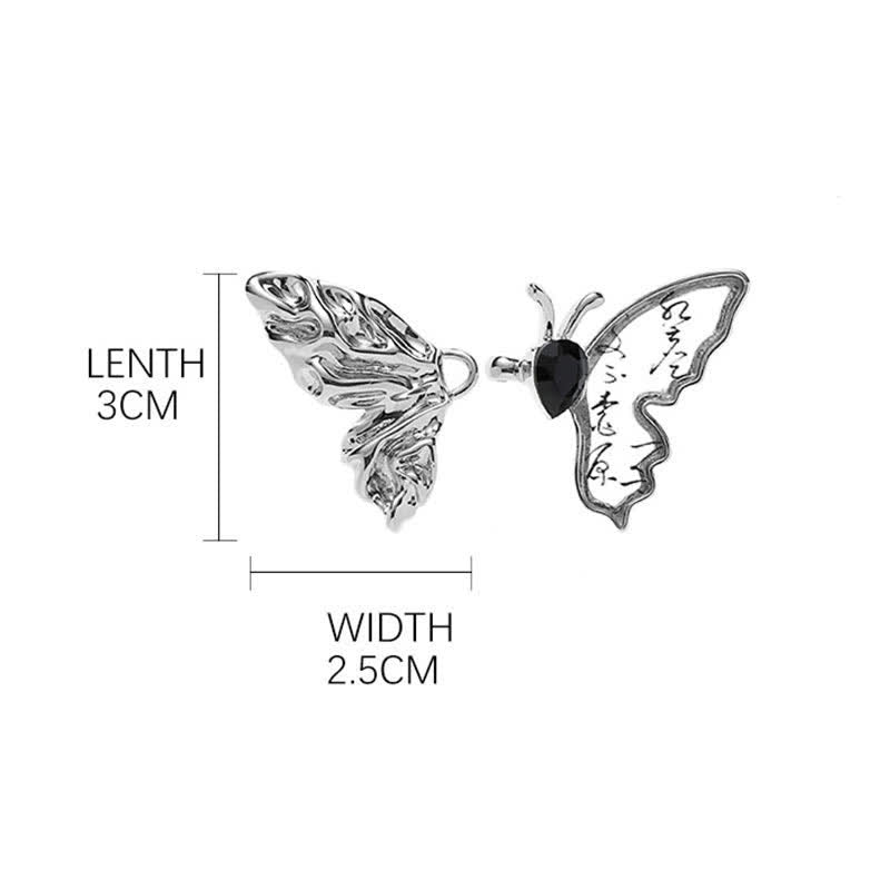 Women's Butterfly Removable Button Pins Jeans Belt Clip - image 4