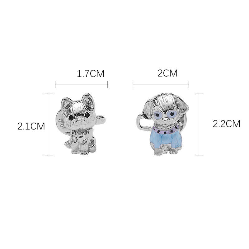 Women's Cute Enamel Puppy Pants Belt Clip - image 3