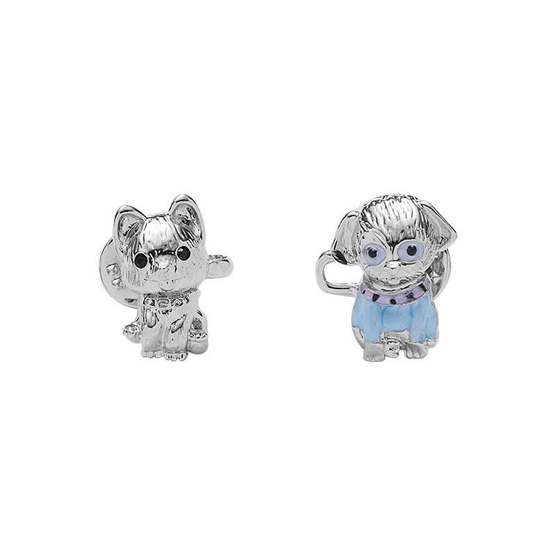 Women's Cute Enamel Puppy Pants Belt Clip - Puppy - image 0