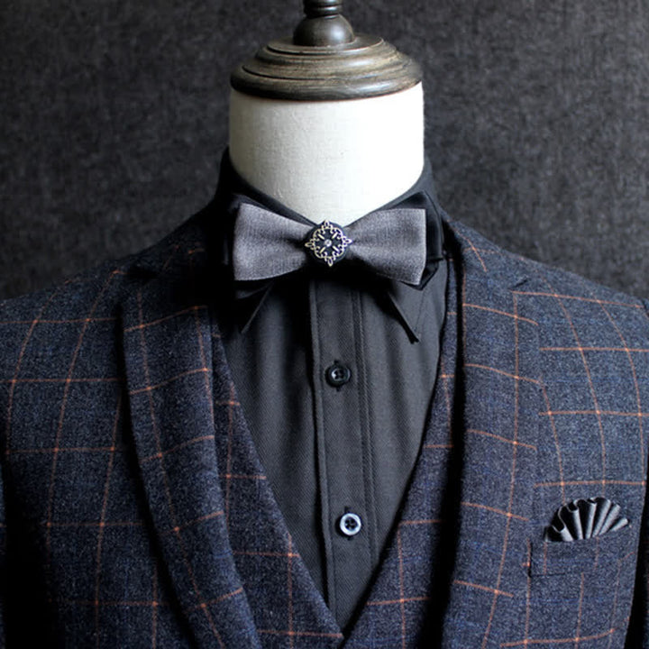 Formal Double Layers Banquet Accessories Bow Tie - image 3
