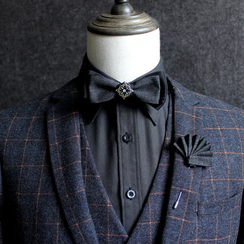 Formal Double Layers Banquet Accessories Bow Tie - image 7