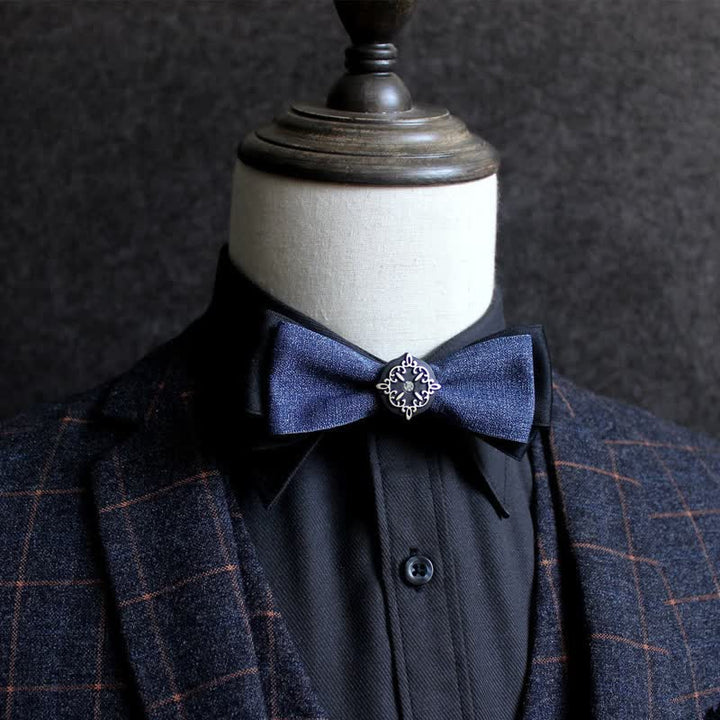 Formal Double Layers Banquet Accessories Bow Tie - image 0