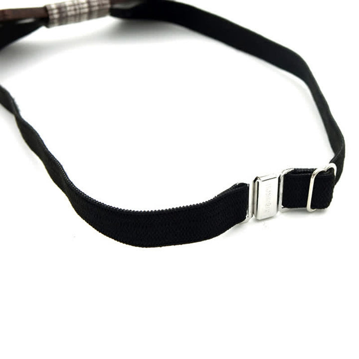 Men's Classic Vintage Double Layered Wooden Bow Tie - image 4