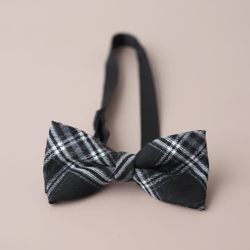 Men's Casual Formal Party Retro Plaid Bow Tie - Style #14 - image 16