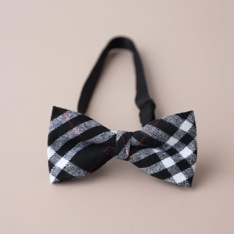 Men's Casual Formal Party Retro Plaid Bow Tie - Style #15 - image 17