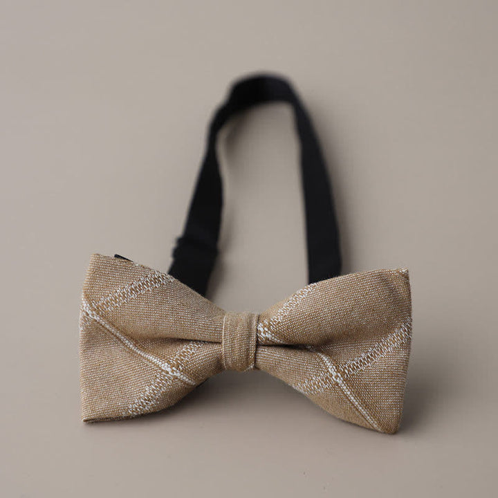 Men's Casual Formal Party Retro Plaid Bow Tie - Style #5 - image 7