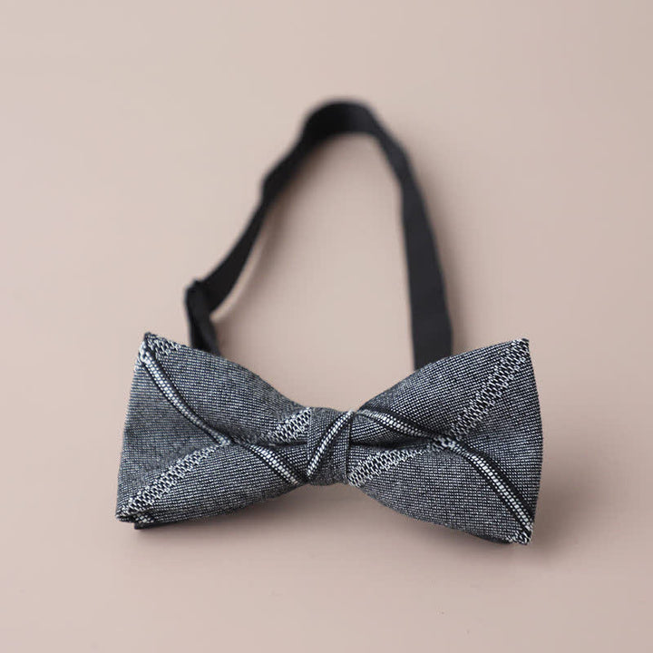 Men's Casual Formal Party Retro Plaid Bow Tie - Style #4 - image 6