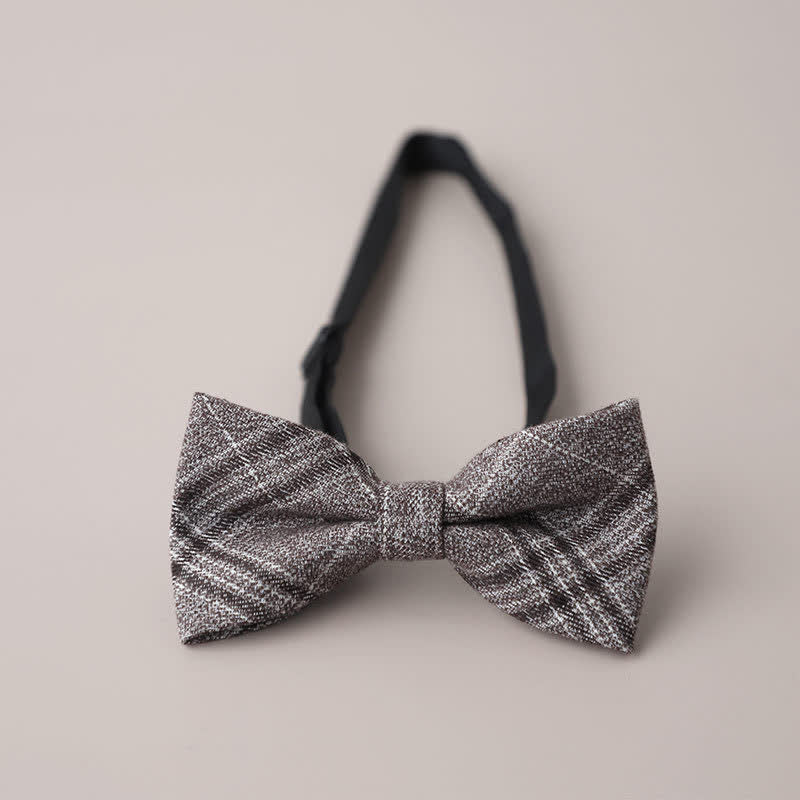 Men's Casual Formal Party Retro Plaid Bow Tie - Style #6 - image 8