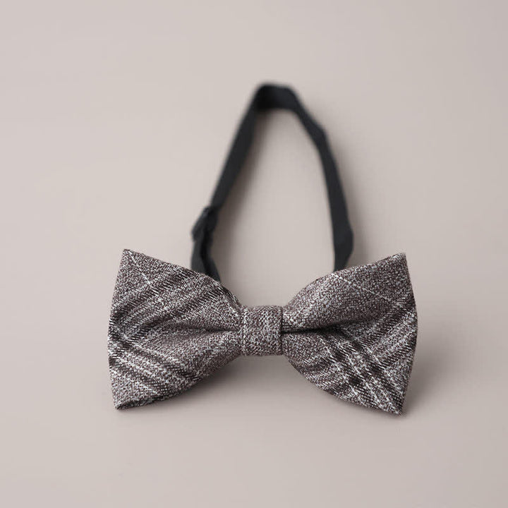 Men's Casual Formal Party Retro Plaid Bow Tie - Style #6 - image 8