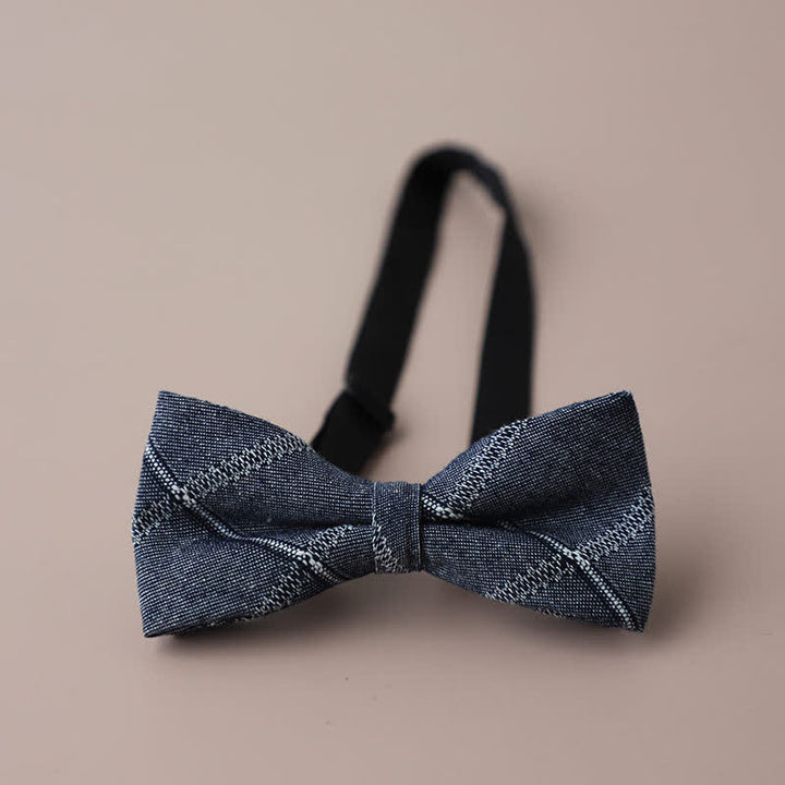 Men's Casual Formal Party Retro Plaid Bow Tie - Style #3 - image 5