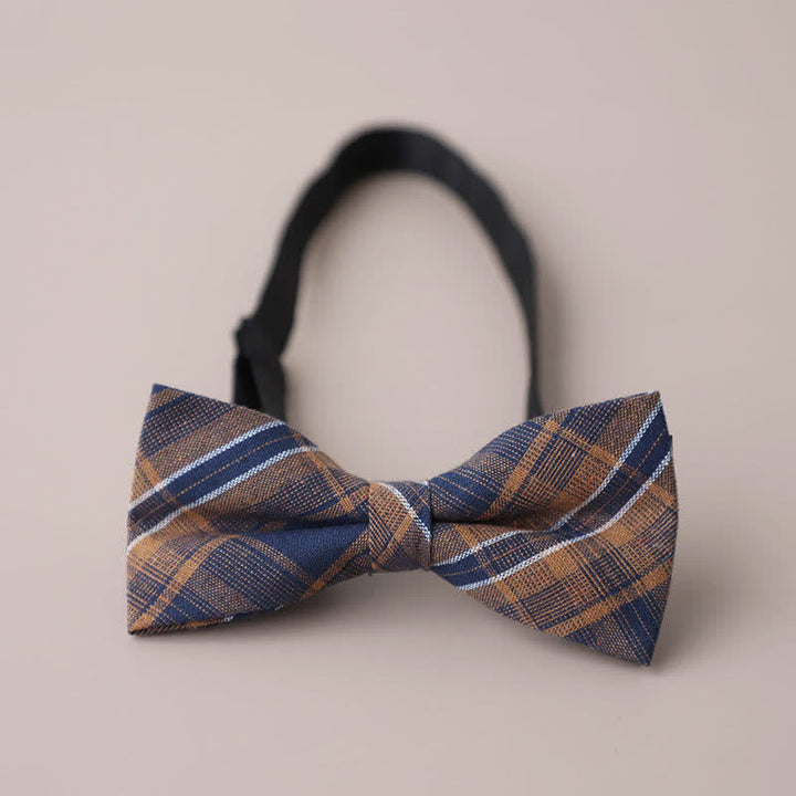 Men's Casual Formal Party Retro Plaid Bow Tie - Style #9 - image 11