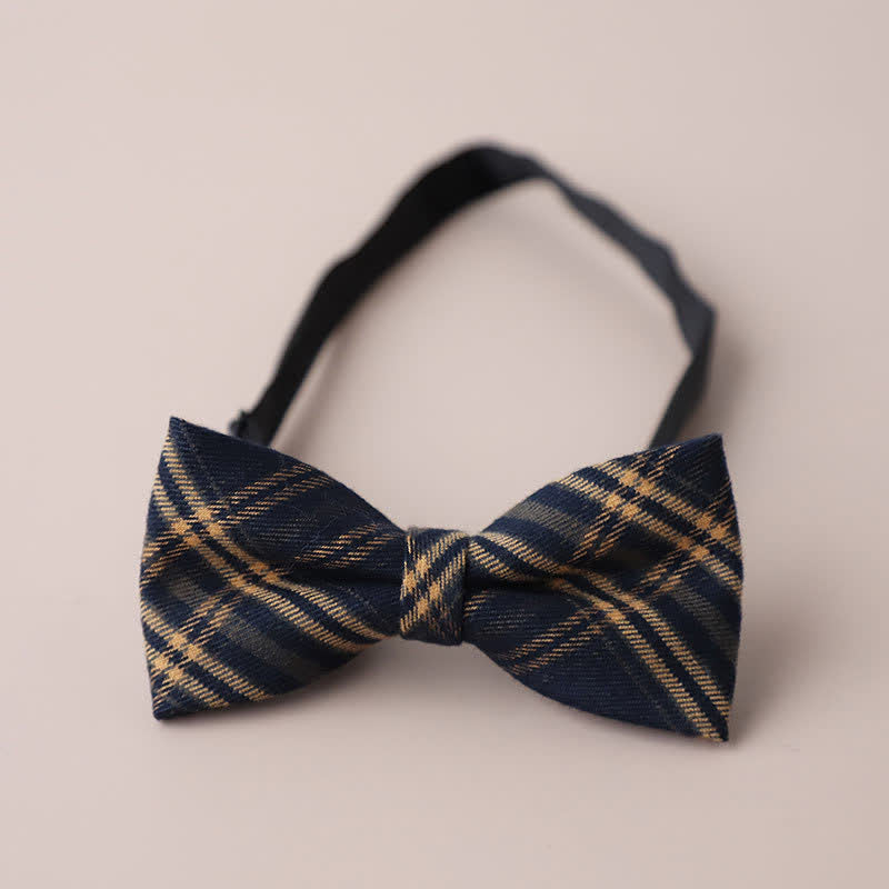 Men's Casual Formal Party Retro Plaid Bow Tie - Style #8 - image 10