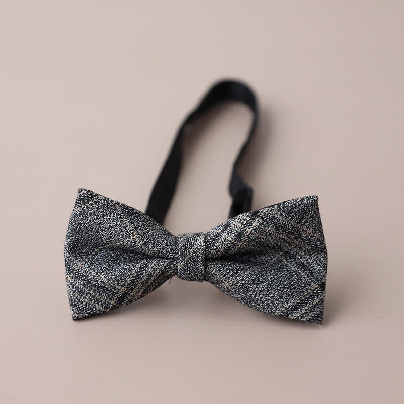 Men's Casual Formal Party Retro Plaid Bow Tie - Style #7 - image 9