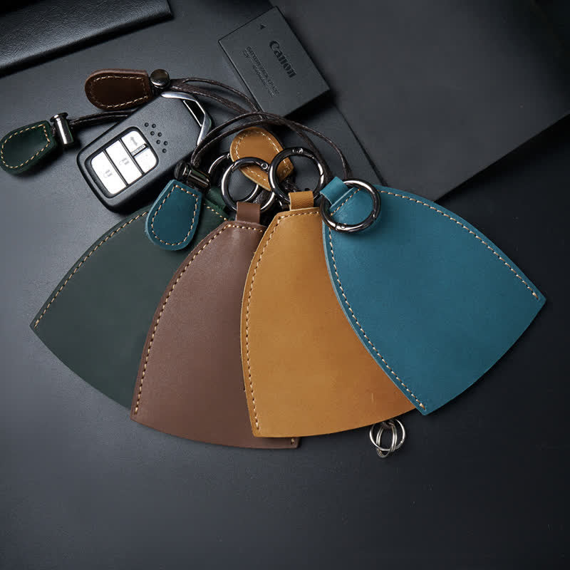 Genuine Leather Storage Bag Pull-out Key Case - image 0