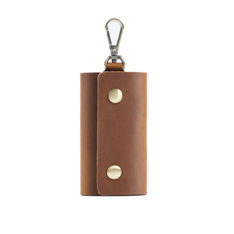 Versatile Belt Key Holder Leather Car Key Case - Brown - image 2