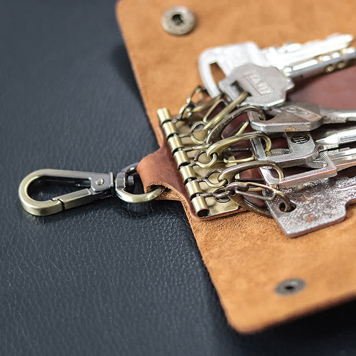 Versatile Belt Key Holder Leather Car Key Case - image 7