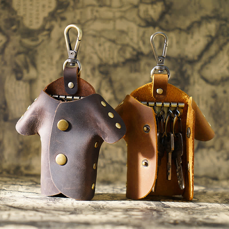 Creative Cute Clothes Shape Leather Key Case - image 0