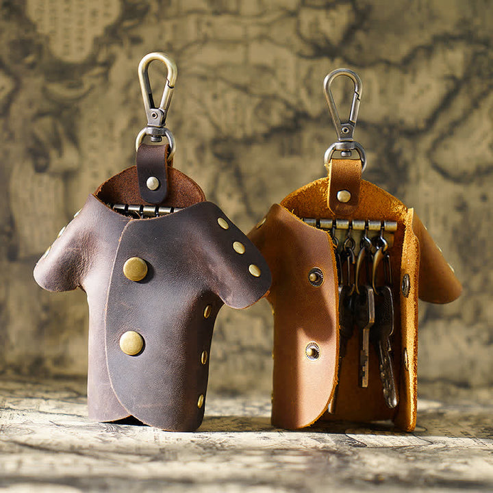 Creative Cute Clothes Shape Leather Key Case - image 0