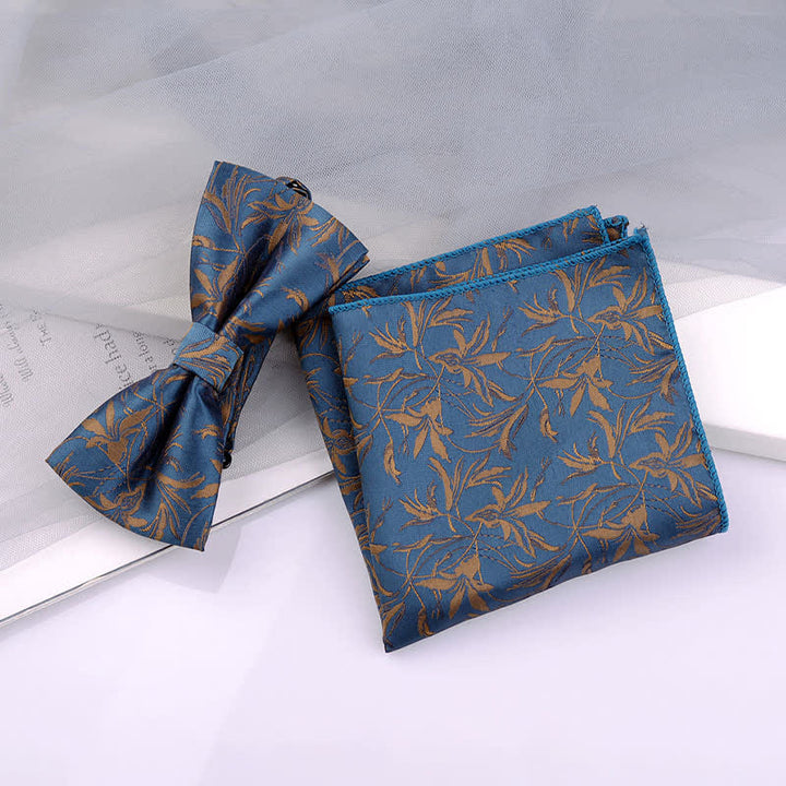 5Pcs Men's Orchids Pttern Gentleman Bow Ties Gift Box - image 3
