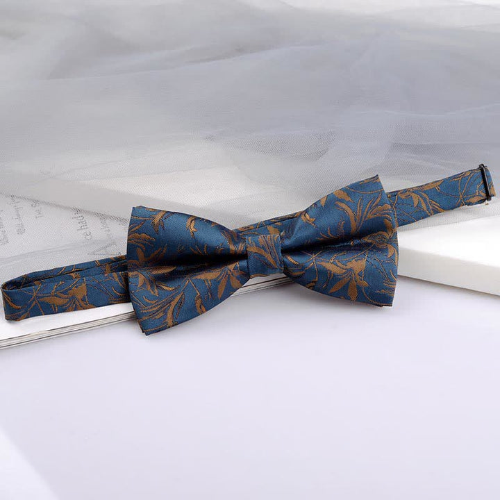 5Pcs Men's Orchids Pttern Gentleman Bow Ties Gift Box - image 4