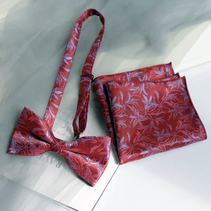 5Pcs Men's Orchids Pttern Gentleman Bow Ties Gift Box - image 7