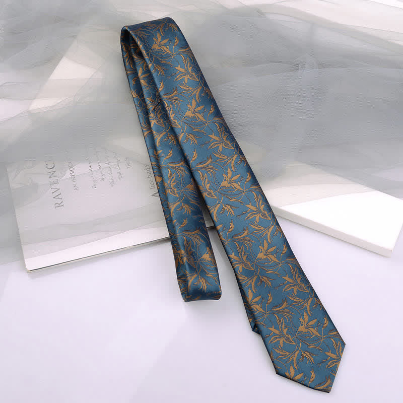 5Pcs Men's Orchids Pttern Gentleman Bow Ties Gift Box - image 2