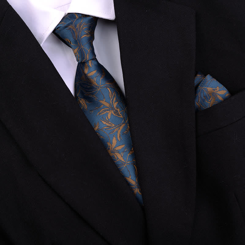 5Pcs Men's Orchids Pttern Gentleman Bow Ties Gift Box - image 1