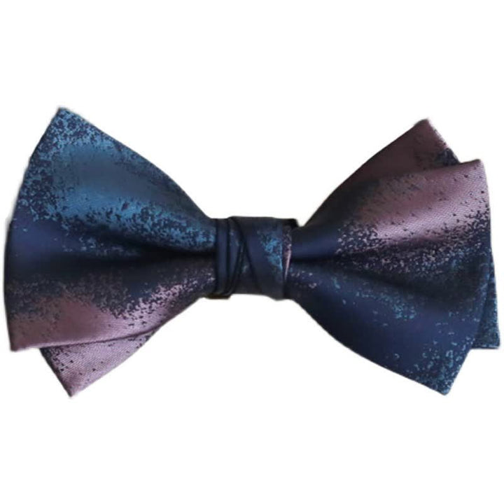 Men's Dreamy Blue & Purple Wedding Bow Tie - image 4