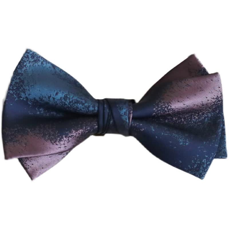 Men's Dreamy Blue & Purple Wedding Bow Tie - image 4