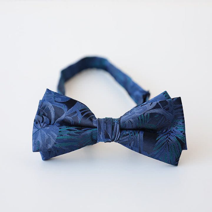 Men's Retro Floral Double Layers Bow Tie - Style #13 - image 17