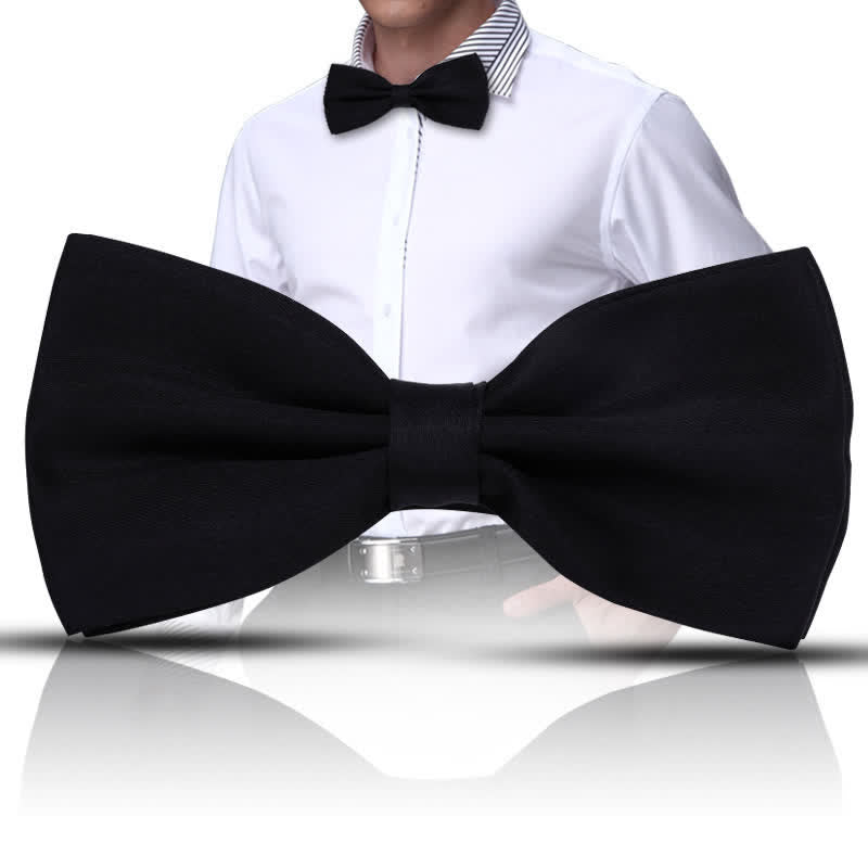 Kid's Classical Two Tone Double Layers Bow Tie - image 2