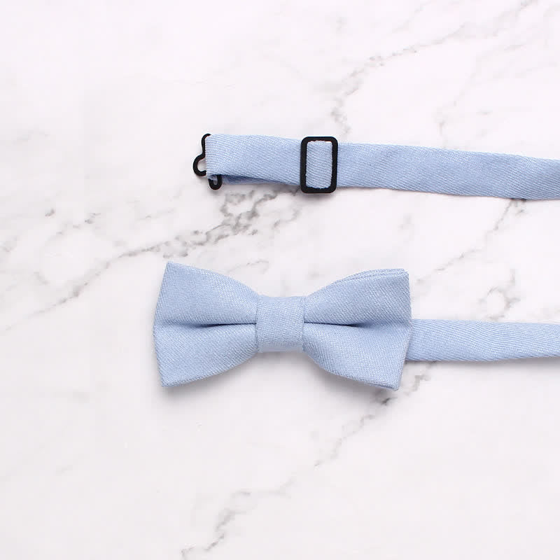 Kid's Simple Gentle Style Solid Color Bow Tie - image 2