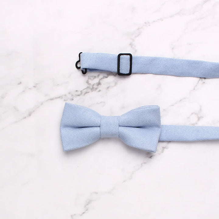 Kid's Simple Gentle Style Solid Color Bow Tie - image 2