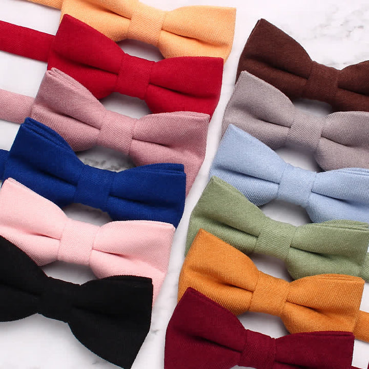 Kid's Simple Gentle Style Solid Color Bow Tie - image 0