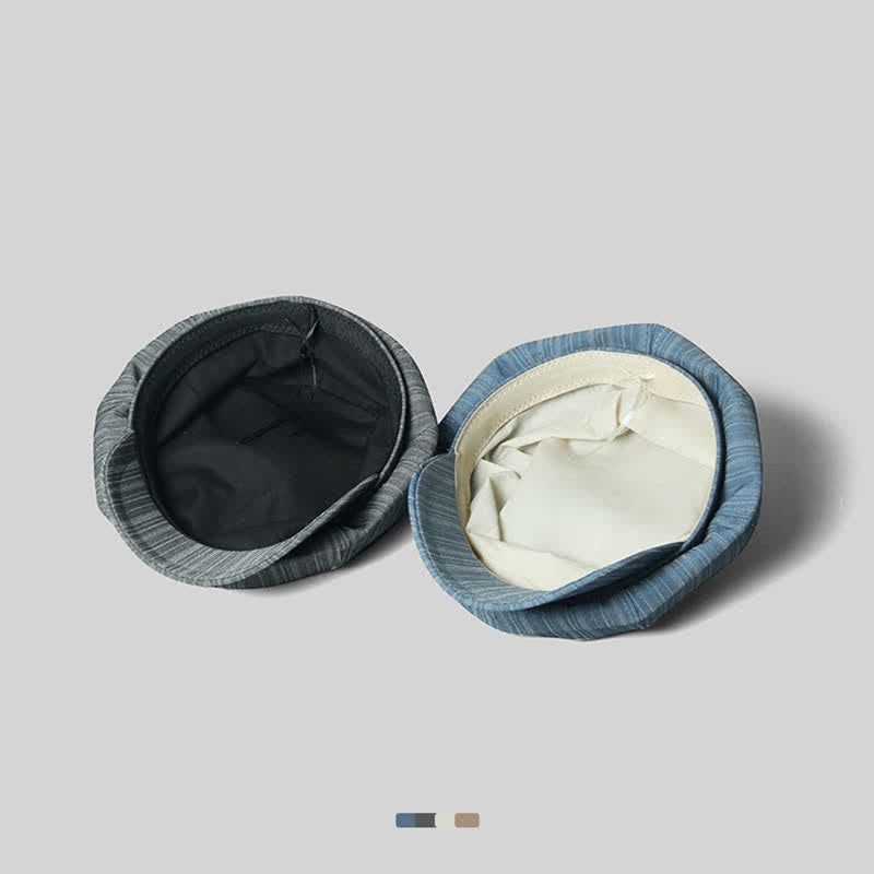 Artist Painter Vertical Stripes Beret Hat - image 2