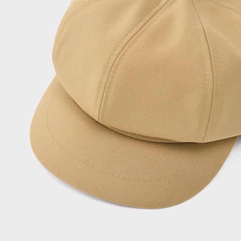 Classic Short Brim Round Dome Beret Hat - image 3