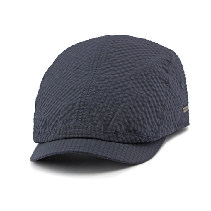 Retro Charm Cool Plaid Summer Newsboy Beret Hat - image 8