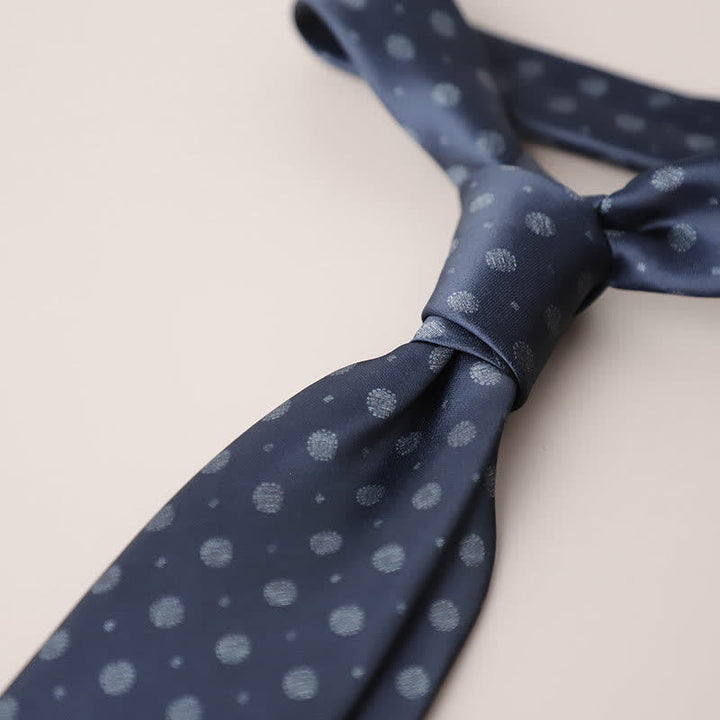 Men's Vintage Street Style Geometric Motif Necktie - Style #10 - image 16