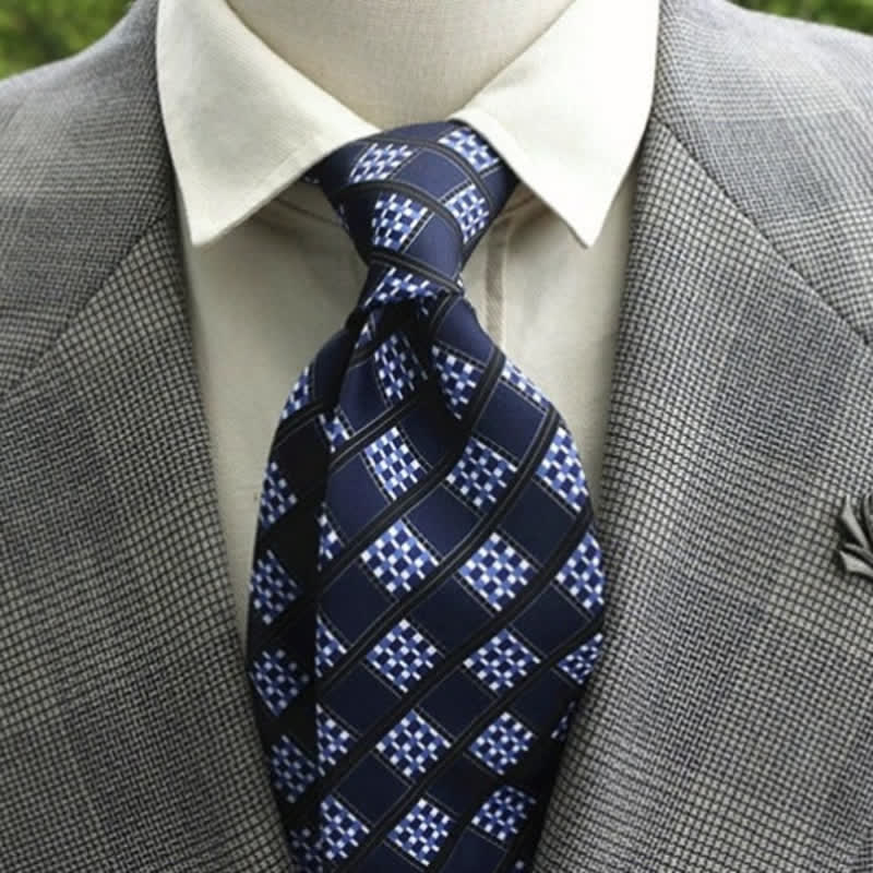 Men's Fantastic Flower Pattern Boho Necktie - Style #9 - image 10