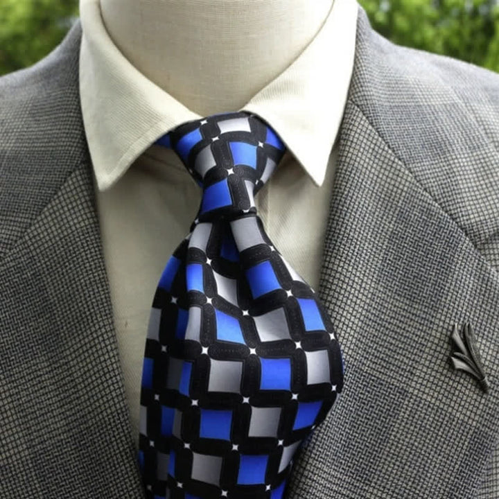 Men's Fantastic Flower Pattern Boho Necktie - Style #3 - image 4