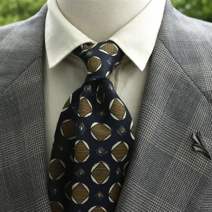 Men's Fantastic Flower Pattern Boho Necktie - Style #10 - image 11
