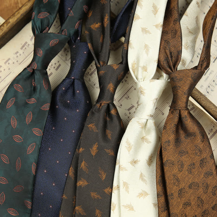 Men's Classic Design Leaves Suit Accessories Necktie - image 0
