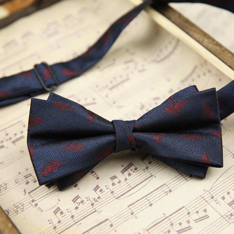Men's Retro Double Layers Casual Party Decor Bow Tie - Style #9 - image 10