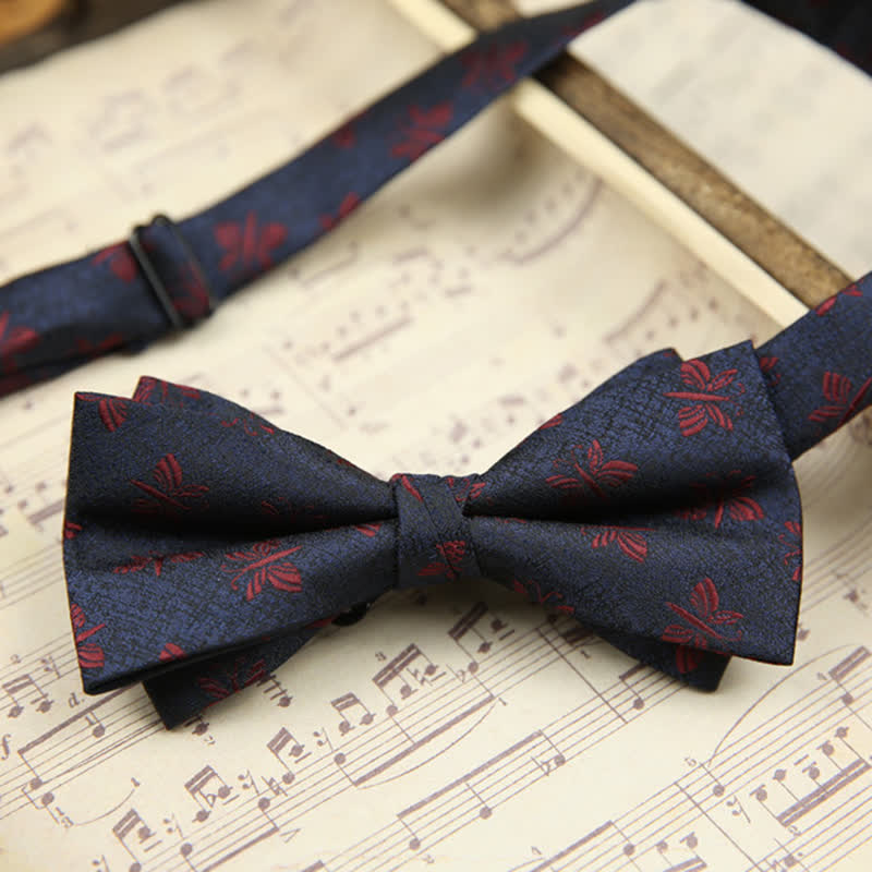 Men's Retro Double Layers Casual Party Decor Bow Tie - Style #6 - image 7