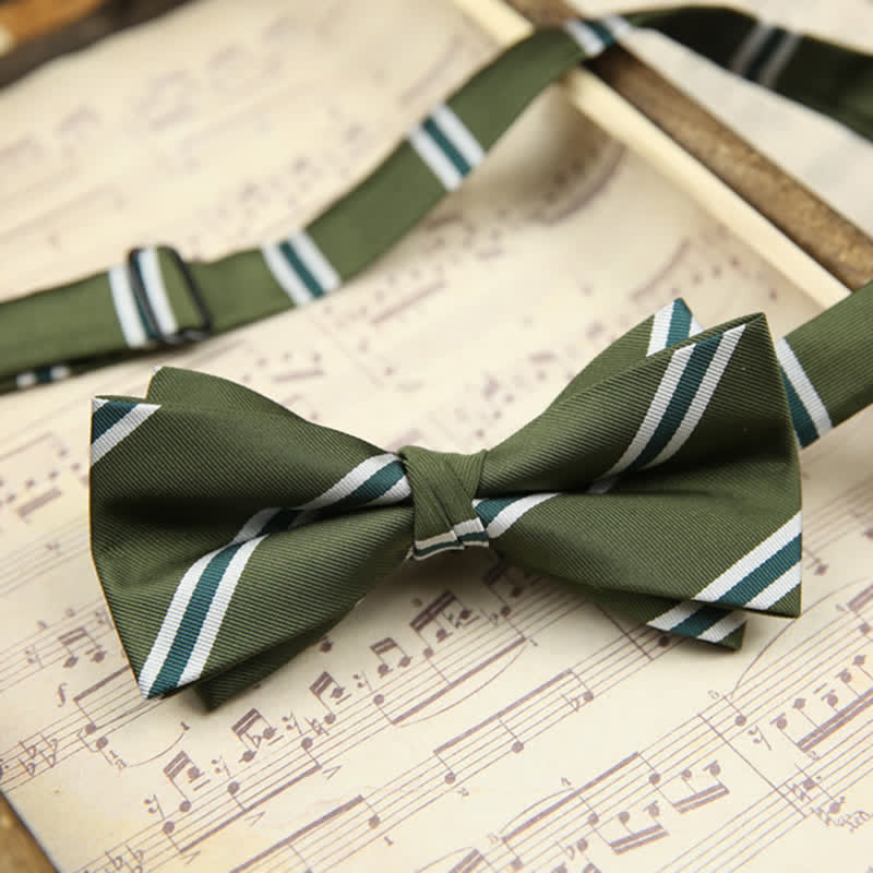Men's Retro Double Layers Casual Party Decor Bow Tie - Style #4 - image 5