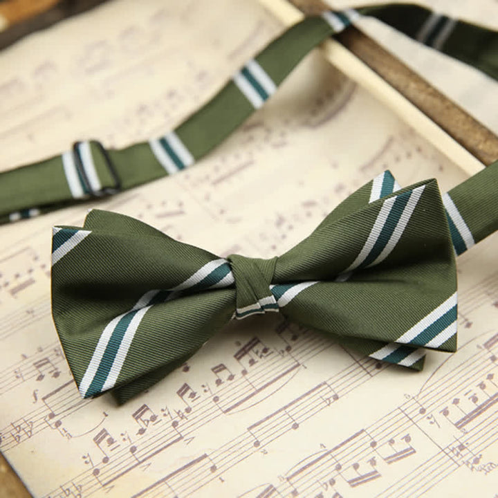 Men's Retro Double Layers Casual Party Decor Bow Tie - Style #4 - image 5